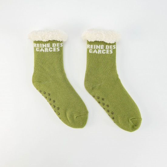 Women's shiny cocooning socks