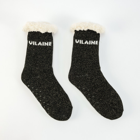 Women's winter glitter cocoon socks