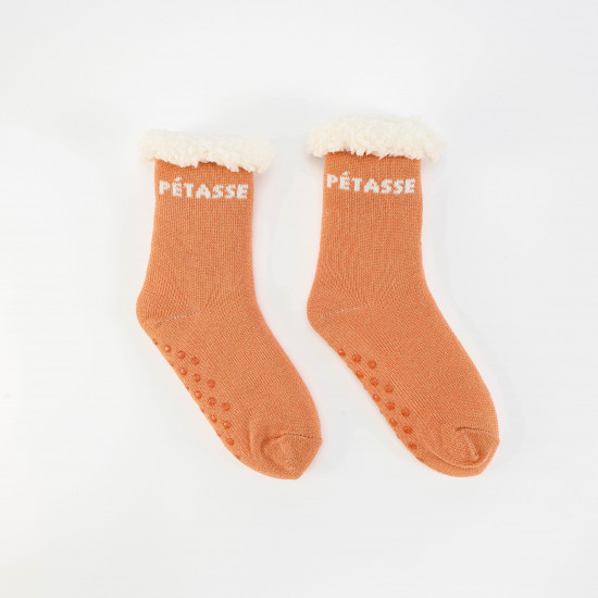 Warme Glitzersocken Winter Frau