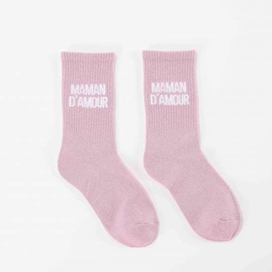 Socken mit Pailletten Frau Maman D'Amour ✨ | Felizz