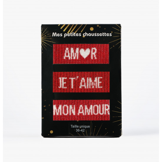 Chaussettes Pailletées – Coffret Cadeau Fashion à Offrir