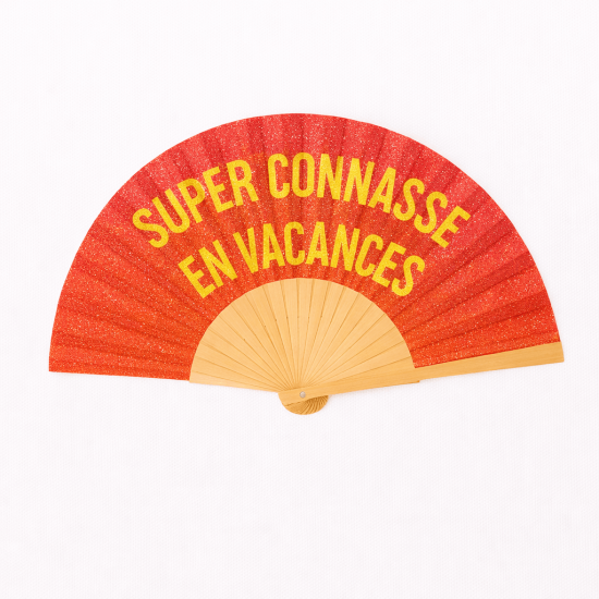 Éventail à message décalé – Mode estivale