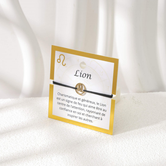 Pulsera regalo con tarjetita dorada