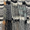 Lot Töne schwarz/grau brasilianischen Armbänder Baumwolle