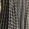 Lot Töne schwarz/grau brasilianischen Nylon-Armbänder