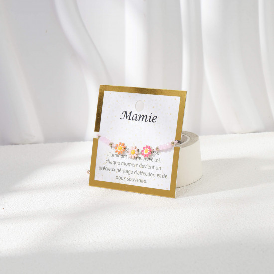 Delicada pulsera con mensaje inspirador