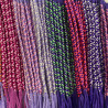 Confezione di braccialetti in nylon con tonalità viola