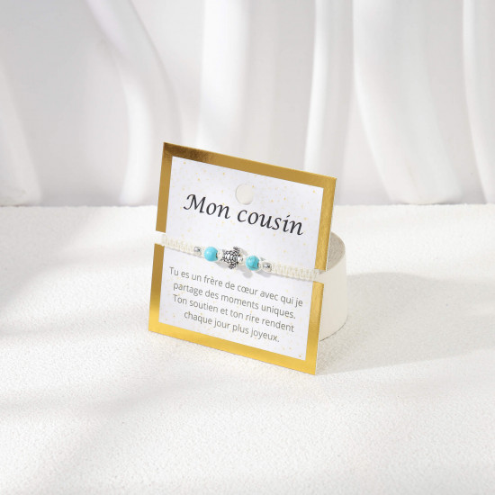 Modisches Fantasiearmband mit Botschaft