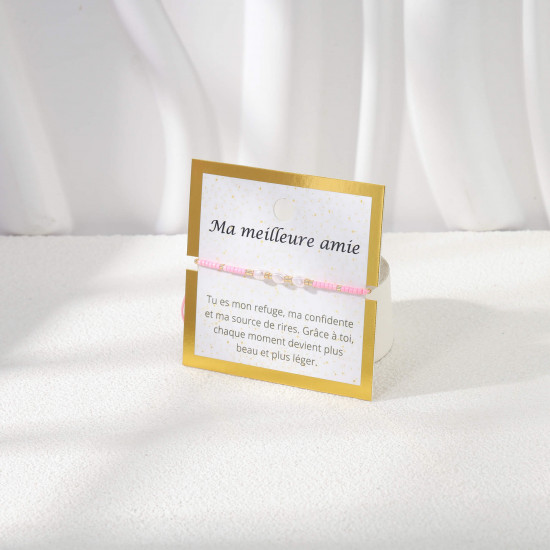 Bracelet Message Doré – Bijoux Fantaisie