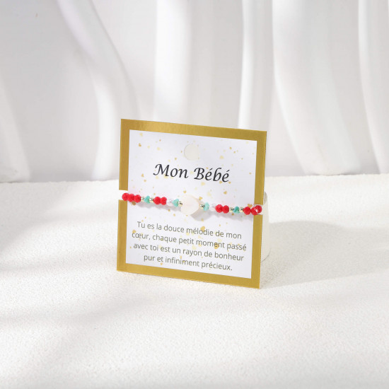 Bracelet Élégant sur Carte Dorée – Grossiste