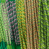 Lot of green tones nylon bracelets