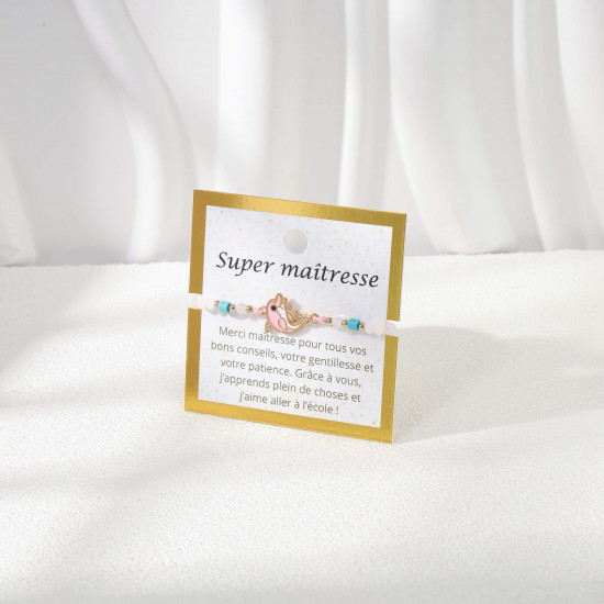 Bracelet Délicat Mode avec Message