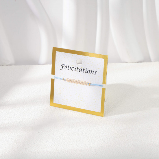 Message on Gold Bracelet