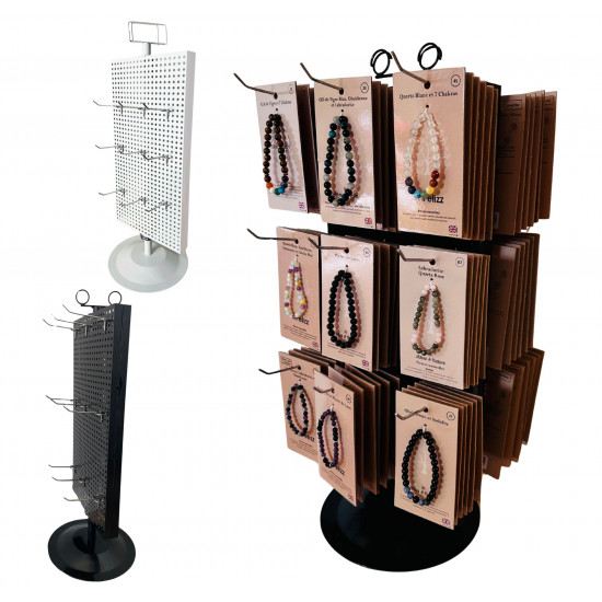 Thekendisplay Mineralarmbänder 2-seitig | Felizz