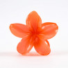 Orangeade flower hair clip