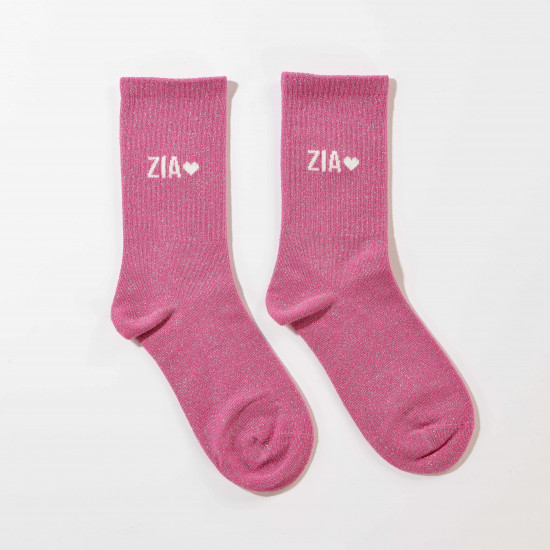 Calcetines de purpurina estilo italiano - Tendencia de moda