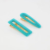 Lot de 2 Barrettes à paillettes Bleu clair