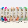 Sea heishi bracelets