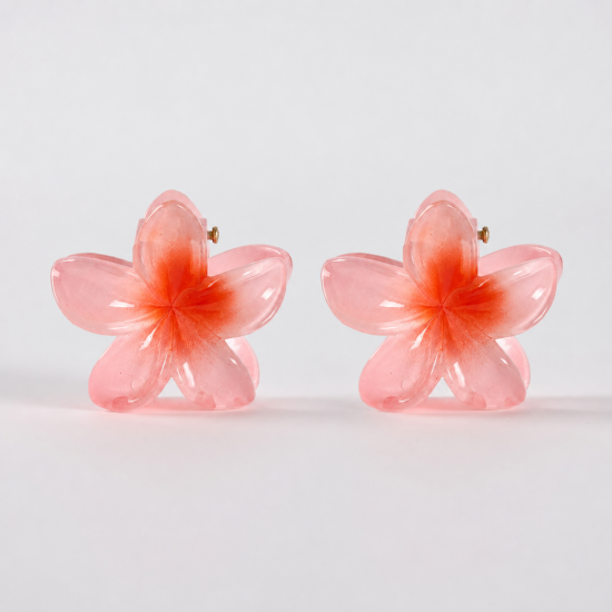 Mollette per capelli con motivi floreali da donna - Set da 2