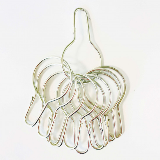 Set mit 10 Metallhaken für Schmuckausstellung - Felizz