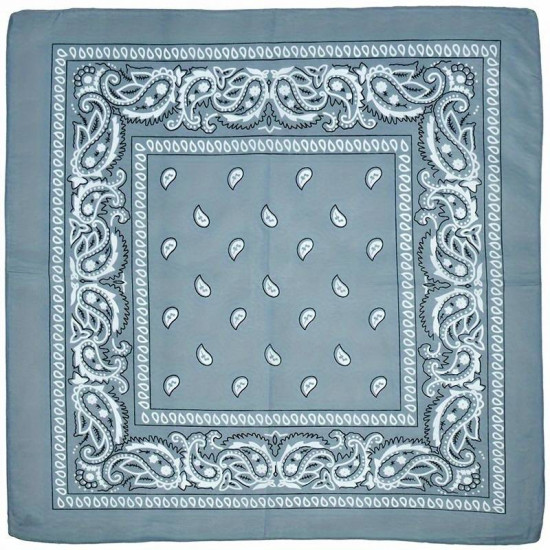 Grossiste Bandanas mode et accessoires, modèle bandana gris - Felizz