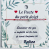 Bracelets Tendresse "Pacte du petit doigt"