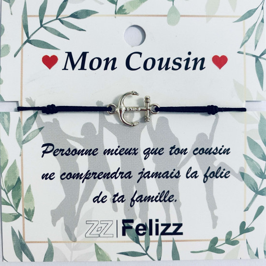 Supplier of costume jewelry, "Mon cousin" bracelets - Felizz