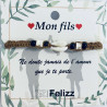 Bracelets Tendresse "Mon fils"