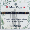 Bracelets Tendresse "Mon papi"