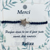 Bracelets Tendresse "Merci"