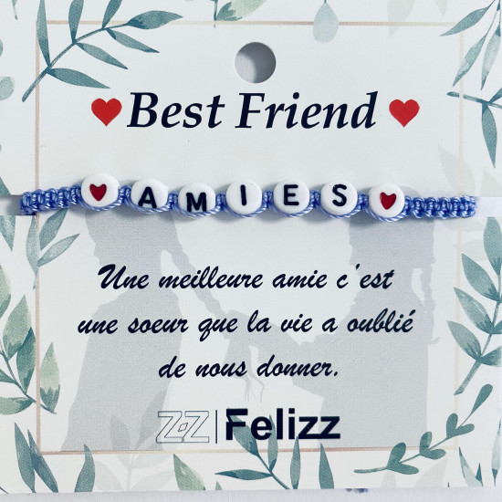 Lieferant für Modeschmuck, zarte Armbänder "Merci"- Felizz