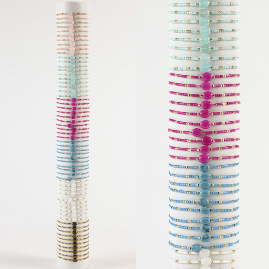 Grossiste bracelets fantaisies sur tube tendance, modèle GA2089 - Felizz