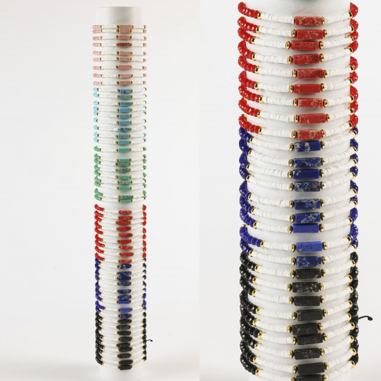 Wholesaler fancy bracelets on trendy tube, model GA2094 - Felizz