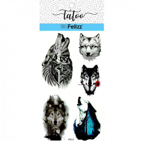Tatuajes efímeros al por mayor, para profesionales FH212 - Felizz