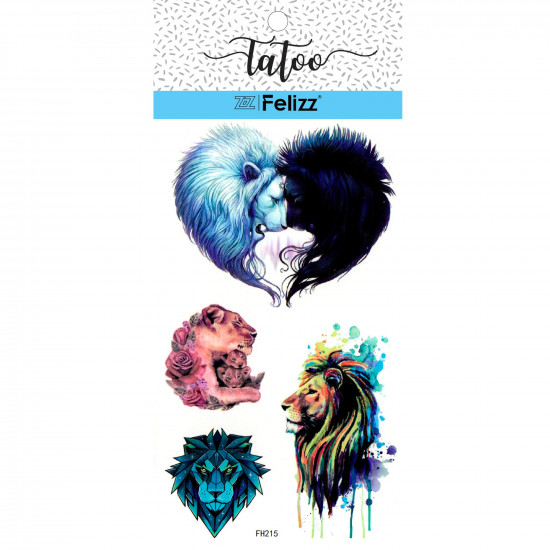Tatuajes efímeros al por mayor, para profesionales FH215 - Felizz
