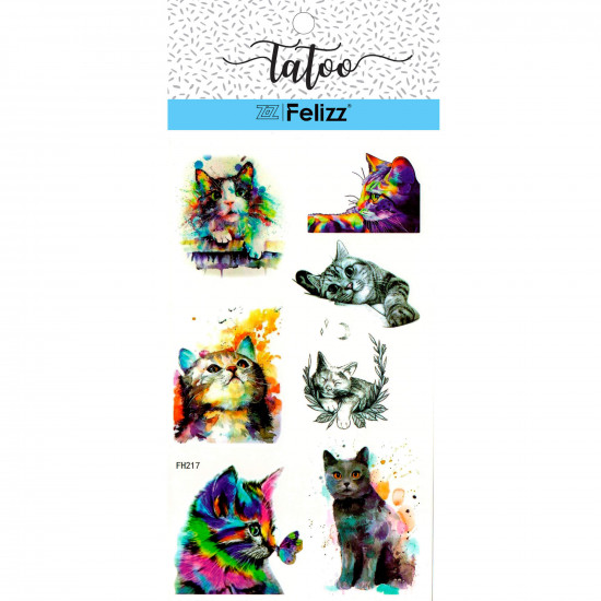 Tatuajes efímeros al por mayor, para profesionales FH217 - Felizz