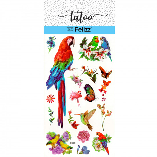 Tatuajes efímeros al por mayor, para profesionales FH221 - Felizz