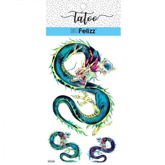 Wholesale ephemeral tattoos, for professionals HS308 - Felizz
