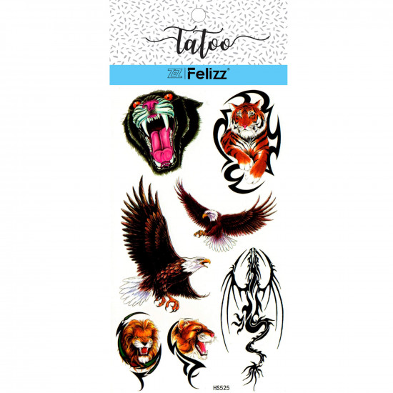 Wholesale ephemeral tattoos, for professionals HS525 - Felizz