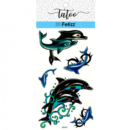 Wholesale ephemeral tattoos, for professionals HS543 - Felizz