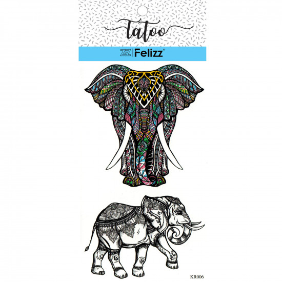 Wholesale ephemeral tattoos, for professionals KR006- Felizz