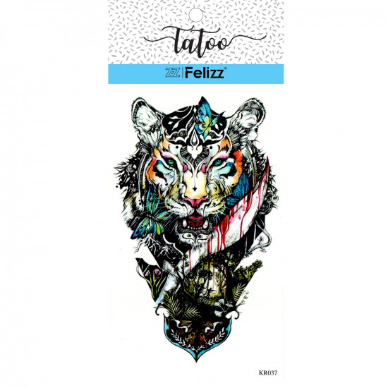 Tatuajes efímeros al por mayor, para profesionales KR037- Felizz