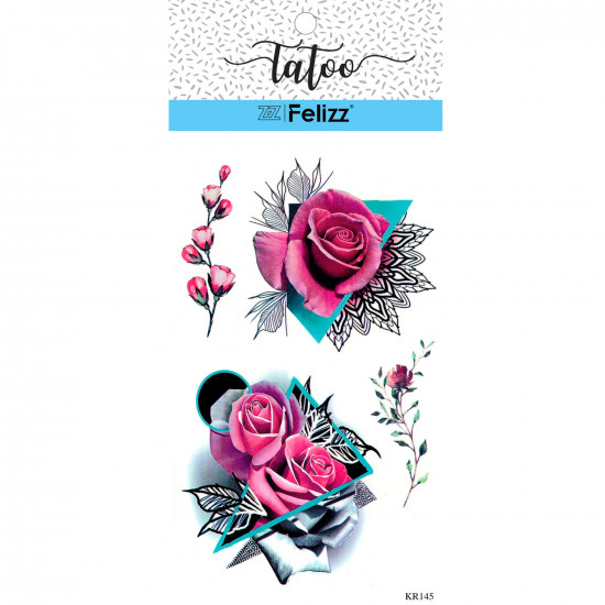 Wholesale ephemeral tattoos, for professionals KR145- Felizz
