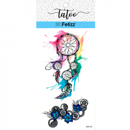 Tatuajes efímeros al por mayor, para profesionales KR146- Felizz