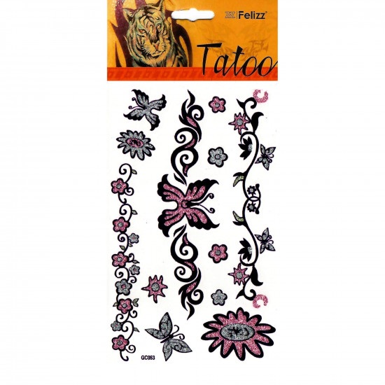 Wholesale ephemeral tattoos, for professionals GC053- Felizz