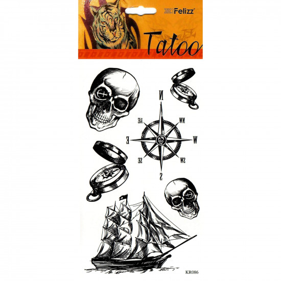 Tatuajes efímeros al por mayor, para profesionales KR086 - Felizz