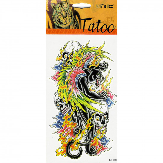 Grossiste tatouages éphémères, pour professionnels KR040- Felizz