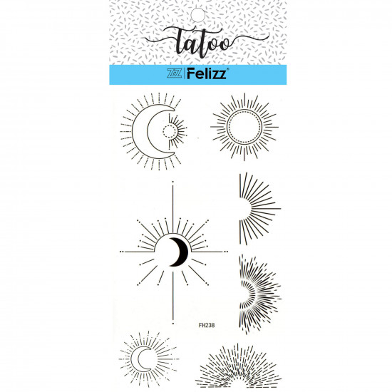 Tatuajes efímeros al por mayor, para profesionales FH238 - Felizz