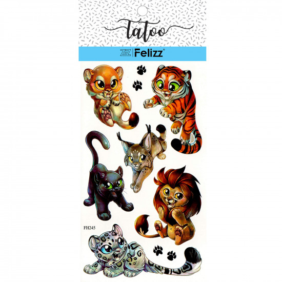 Tatuajes efímeros al por mayor, para profesionales FH245 - Felizz