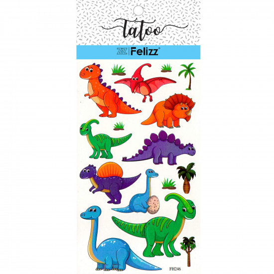 Wholesale ephemeral tattoos, for professionals FH246 - Felizz